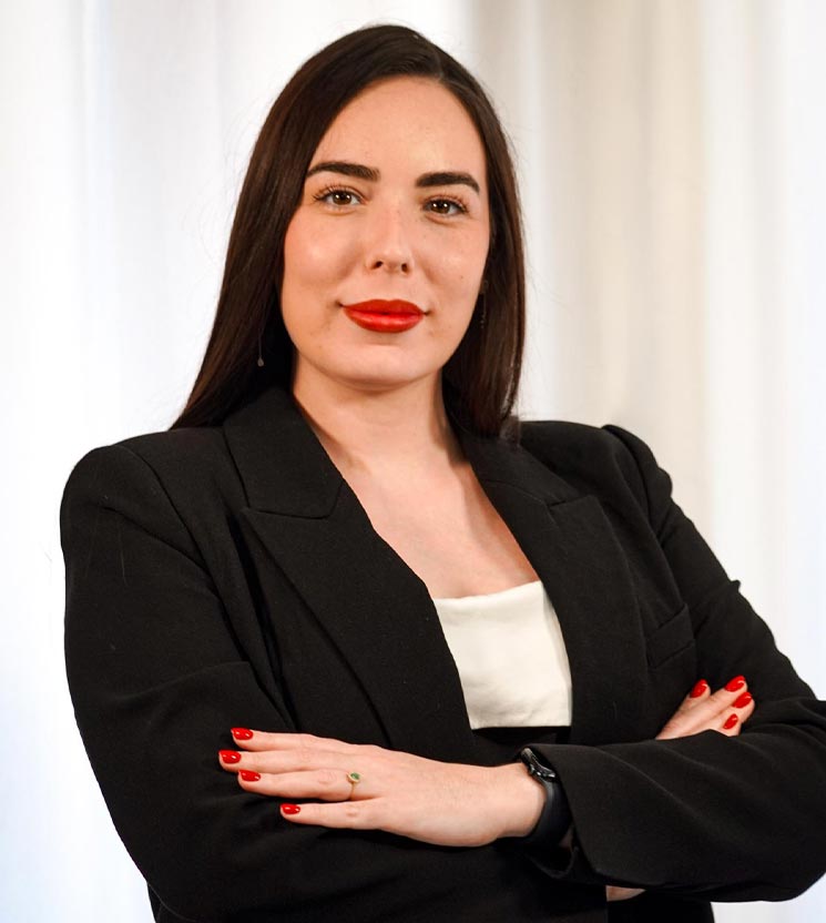 Aroa, abogada del equipo de Sonia Molina Toncha